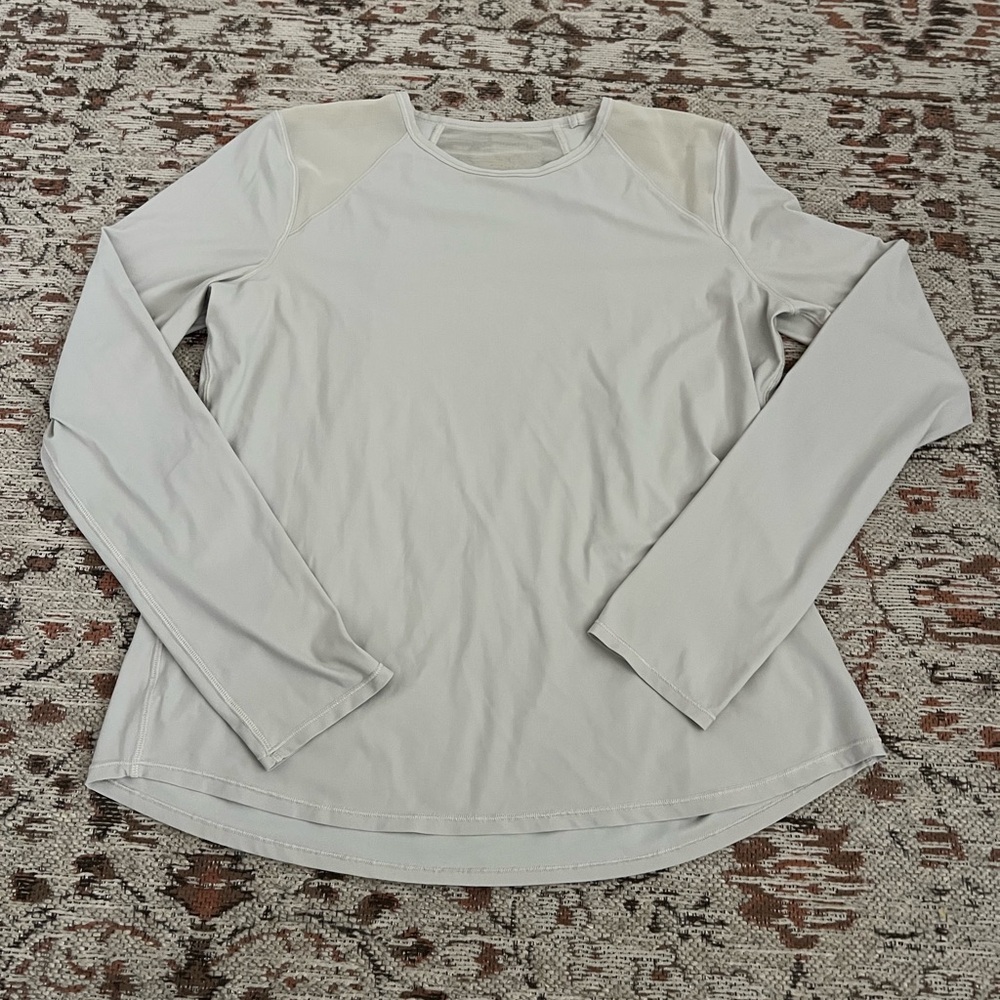 Lululemon Sculpt Long Sleeve Shirt Pleated